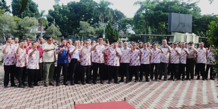 Apel Perdana 2025, Bachril : Tekankan Peningkatan Pelayanan Publik