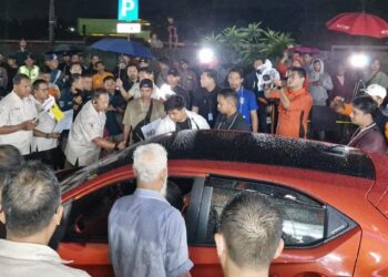 Tiga Oknum TNI AL Jalani Rekonstruksi Penembakan Bos Rental Mobil