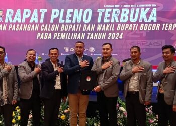 KPU Kabupaten Bogor Tetapkan Rudy Susmanto dan Ade Ruhandi sebagai Pemenang Pilkada 2024