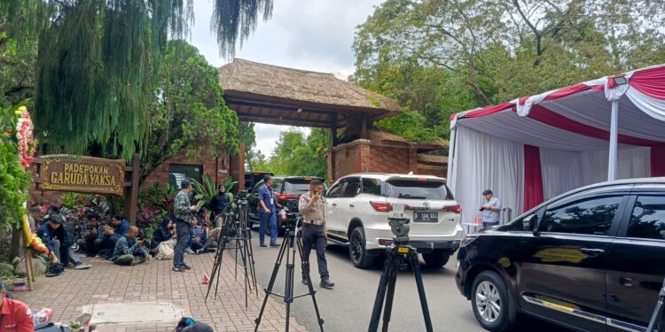 Silaturahmi Koalisi Indonesia Maju di Hambalang, Tamu Sudah Berdatangan