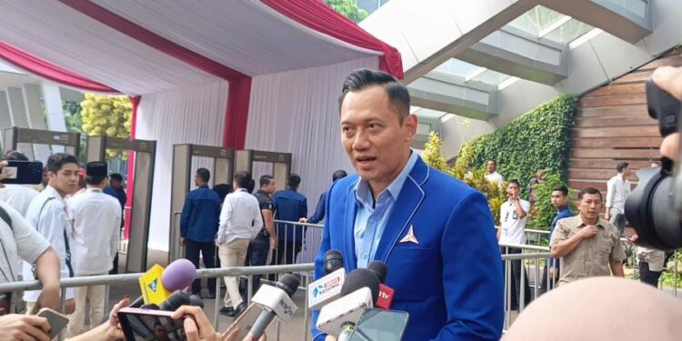 AHY Hadiri HUT ke-17 Partai Gerindra, Sampaikan Ucapan Selamat dan Komitmen Koalisi