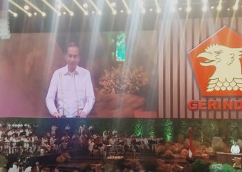 Hadir di HUT ke 17 Partai Gerindra, Jokowi: Gak Bisa Nolak Perintah Panglima Tertinggi