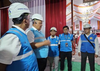 General Manager UID Jawa Barat Bersama EVP ODJ PT PLN Tinjau Kesiapan Listrik Agenda Presiden RI di Wilayah UP3 Gunung Putri