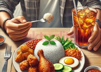Minum Es Teh Saat Makan, Berbahaya???