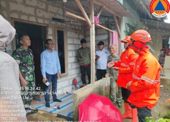 BPBD dan Dinas Terkait Diinstruksikan Bupati Rudy Susmanto Segera Tangani Bencana TPT Longsor di Ciawi