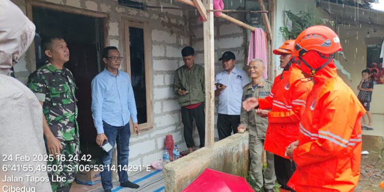 BPBD dan Dinas Terkait Diinstruksikan Bupati Rudy Susmanto Segera Tangani Bencana TPT Longsor di Ciawi