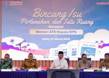 Menteri Nusron Sampaikan Perkembangan Penyelesaian Pagar Laut Lewat Bincang Isu Pertanahan dan Tata Ruang