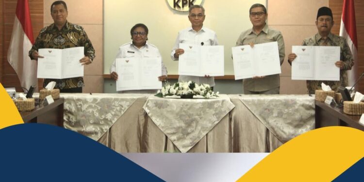 Tegaskan Komitmen, Irjen Kementerian ATR/BPN Saksikan Penandatanganan SKB Timnas PK dan Pelaksanaan Aksi Pencegahan Korupsi 2025–2026