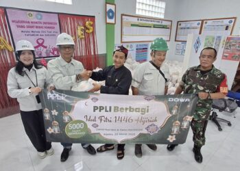 PPLI Bagikan 5000 Paket Sembako untuk Warga Sekitar Sambut Idul Fitri