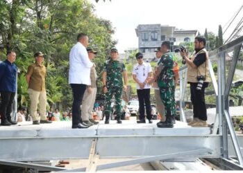 Akses Masyarakat Cisarua Kembali Terhubung Lancar, Bupati Bogor Bersama Forkopimda Tinjau Langsung Infrastruktur Terdampak Banjir Jelang Hari Raya