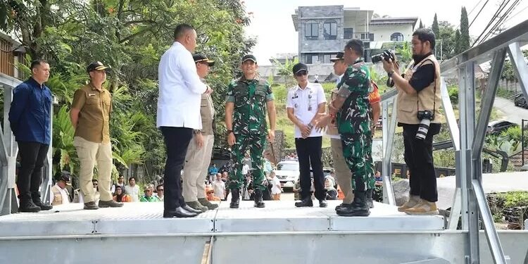 Akses Masyarakat Cisarua Kembali Terhubung Lancar, Bupati Bogor Bersama Forkopimda Tinjau Langsung Infrastruktur Terdampak Banjir Jelang Hari Raya