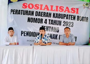 Rudi Sabana Sosialisasikan Perda PAUD di Gandoang