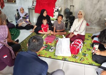 Ketua Jabar Bergerak Kota Bogor Kunjungi Keluarga Korban Meninggal yang Tertimpa Tembok