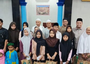 Pokja 19 dan BTJ Gelar Santunan, SBI dan Alfamart Jadi Donatur Tetap
