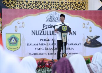 Wabup Bogor Jaro Ade Pimpin Peringatan Nuzulul Qur’an, Tekankan Pentingnya Akhlak Mulia