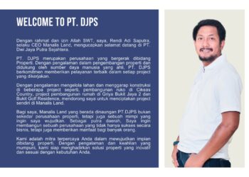 Putra Daerah Bojong Nangka Hadir Sebagai Pengembang Perumahan, Manalis Land Hunian Strategis dengan Desain Modern