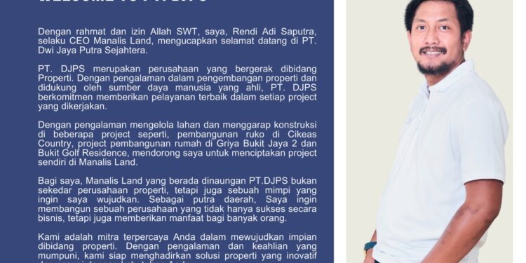 Putra Daerah Bojong Nangka Hadir Sebagai Pengembang Perumahan, Manalis Land Hunian Strategis dengan Desain Modern