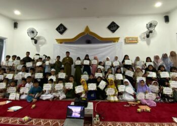 Sanlat Ramadhan 2025 di Musholla Al Iman Dipenuhi Semangat Anak-anak
