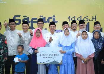 Wakil Bupati Bogor Jaro Ade Hadiri Safari Ramadhan dan Berikan Santunan di Nanggung