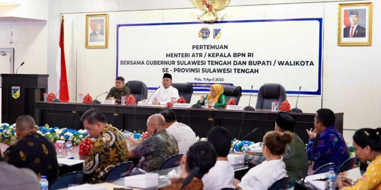 Menteri Nusron Ungkap Ada 1,1 Juta Hektare Tanah di Sulteng yang Bisa Diberdayakan untuk Kepentingan Masyarakat