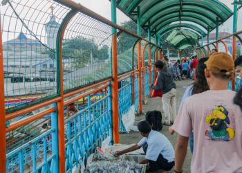 JPO Paledang Prioritaskan Keamanan Konstruksi