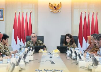 Lakukan Evaluasi Kinerja Triwulan I, Sekjen Kementerian ATR/BPN Tekankan Jajaran untuk Tingkatkan Nilai SAKIP