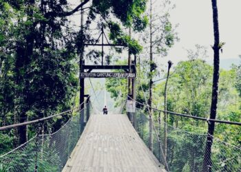 Jembatan Gantung Lembah Purba, Ikon Wisata Alam Terpanjang se-Asia Tenggara di Sukabumi