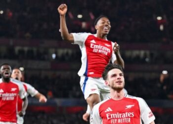 Arsenal Pecundangi Real Madrid 3-0 di Liga Champions, Declan Rice On Fire