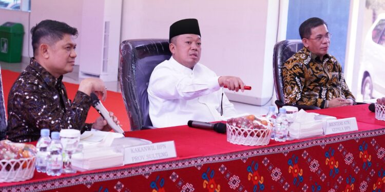 Tingkatkan Pertumbuhan Ekonomi, Menteri Nusron Dorong Produktivitas Tanah di Sulteng