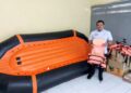 Tanggap Bencana, Pemdes Bojong Siapkan Perahu Karet