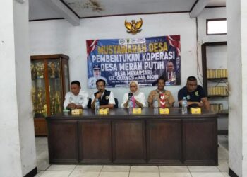 Laksanakan Inpres Presiden, Pemdes Mekarsari Bentuk Koperasi Merah Putih