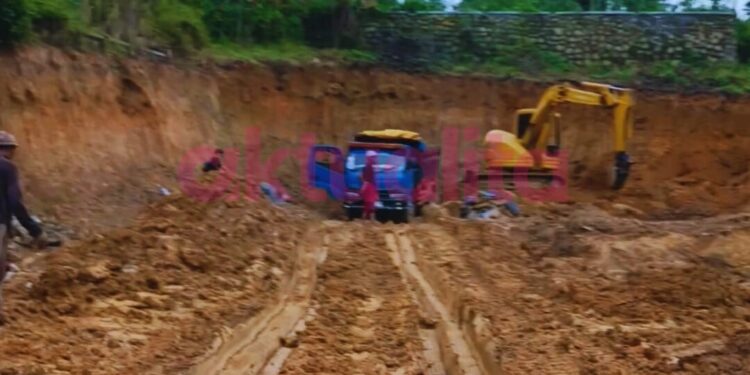 Bonar Pemilik Galian Ilegal Tantang Penutupan Proyeknya