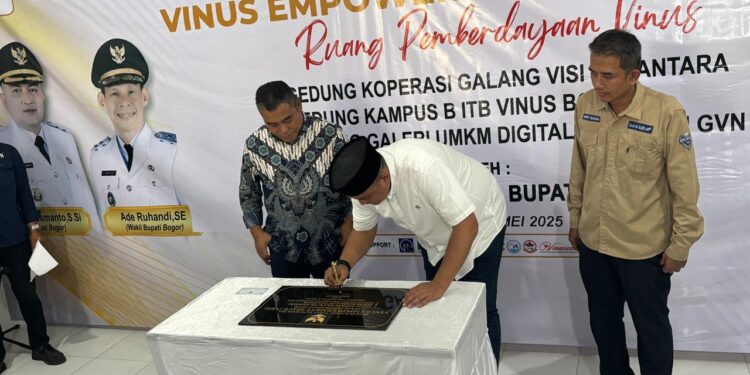 Bupati Bogor Resmikan Gedung Vinus Empowerment Space : Tonggak Sejarah Baru Bagi Pemberdayaan Anak Muda