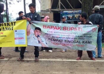 Disebut Masuk Kawasan Hutan Hambalang Timur, Warga Desa Sukawangi Murka Dengan Tindakan Kementerian Kehutanan