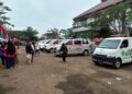 Mobil Ambulance Siaga di Khitanan Massal Kartar Cileungsi