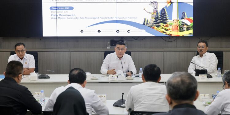 Terima Kunjungan P3N LEMHANNAS RI, Wamen Ossy Sampaikan Peran Kementerian ATR/BPN dalam Hilirisasi