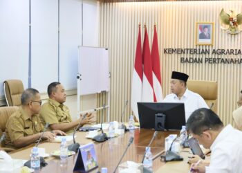 Audiensi Wali Kota Bekasi, Menteri Nusron Tekankan Kerja Sama untuk Percepat Sertipikasi Aset Pemkot