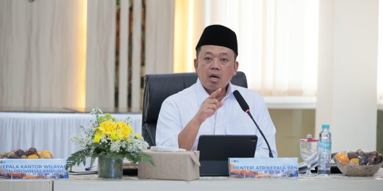 Imbau Percepat Pemetaan dan Pemanfaatan Lahan ke Jajaran Kanwil BPN Provinsi Lampung, Menteri Nusron: Tidak Bisa Pakai Pola Kerja Lama
