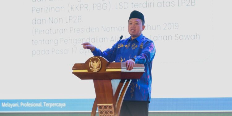 Pesan Menteri Nusron dalam Forum Pembangunan Wilayah di Sulteng: Tata Ruang Harus Ketat Demi Jaga Ketahanan Pangan