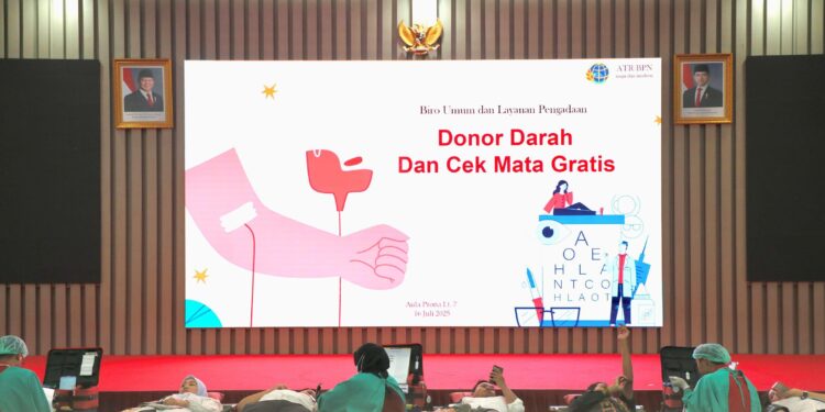 Sekjen Kementerian ATR/BPN Sebut Donor Darah Bermanfaat Bagi Kesehatan dan Sesama