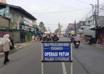 280 Kendaraan Terjaring Razia Gabungan di Pasar Citeureup, Satlantas Tekankan Kesadaran Berlalu Lintas