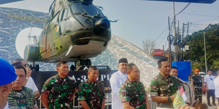 Panglima TNI Resmikan Monumen Heli Puma SA 330 di Cibinong Bogor, Bentuk Penghormatan Atas Jasa TNI