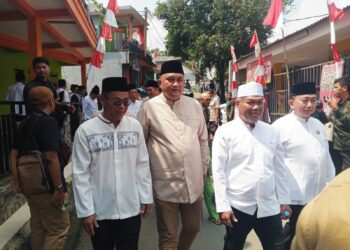 Jumling di Karang Tengah, Bupati Rudy Susmanto Tinjau Pembangunan Masjid