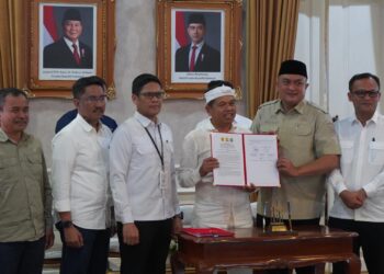 Bupati Bogor Tandatangani MOU Penanganan Banjir Bersama Gubernur Jabar, BBWS dan PSDA