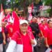 Ribuan Masyrakat Ikuti Kirab Bendera Merah Putih Sepanjang 600 Meter di Kabupaten Bogor