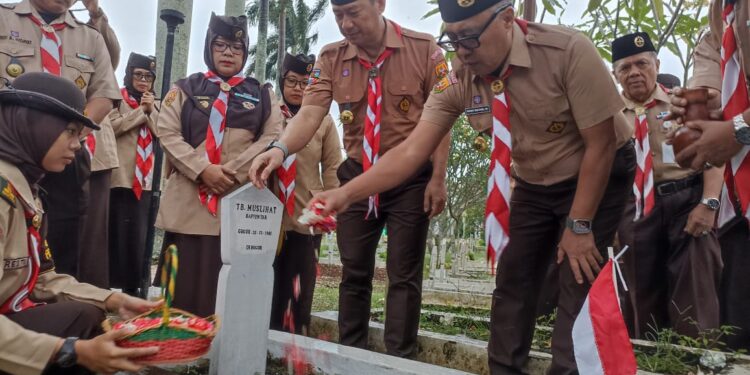 Khidmat di Bawah Gerimis, Pemkot Peringati Hari Lahir Pramuka ke-64