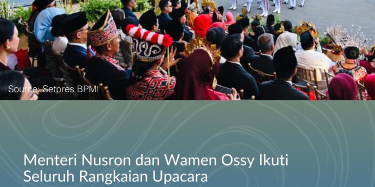 Menteri Nusron dan Wamen Ossy Ikuti Seluruh Rangkaian Upacara Peringatan Hari Kemerdekaan ke-80 Republik Indonesia