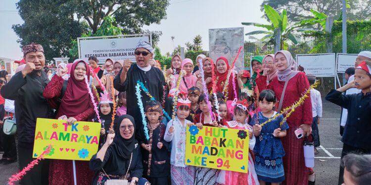 TK Alam Raya Ikut Memeriahkan HUT Desa Babakan Madang ke-94