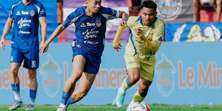 Persib Gagal Eksekusi Dua Penalti, Ditahan Imbang PSIM Yogyakarta 1-1