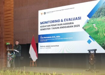Buka Monev Penataan Agraria Semester I 2025, Wamen Ossy Tekankan Pentingnya Penataan Akses Demi Peningkatan Taraf Hidup Masyarakat